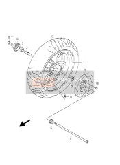 Roue avant